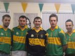 2008 Senior Jersey modeled by Mark Dougan, Joe Robb, Leon Bonnes, Hugh McKay & Adrian Dougan.