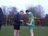 Nigel Robb gets spoken to as usual...poor discipline!