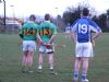 Stephen & Paul watch from the full forward line.