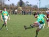 Mark Dougan takes a side line ball