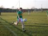 Aidan delivers a side line kick