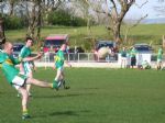 Danny Maguire picks a pass upfield