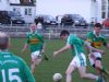 Paddy McAuley and Danny Maguire closing down David McElhone