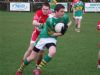 Paddy McAuley gets close attention from his marker