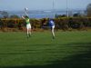 Ciaran attempts to get in a block