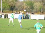 Peter McCollum contests a high ball