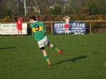 Paddy puts his body in the way of a shot