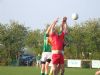 Sam & Teddy challenge for a high ball