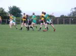 Paddy McAuley punts the ball forward