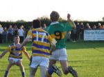 Seamie Allen had a great game in the middle of the pitch