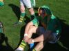 Tommy tries to get out of the sun