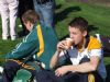 Paul Nelson cools down with a coffee?!?