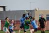 A midfield scramble