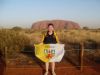 Claire Maguire in Uluru, Australia